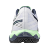 Mizuno Unisex Wave Enforce Tour 2 All Court Shoes (White/Neo Mint/Vintage Indigo) 2025