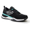 Lotto Mens Raptor Hyperpulse 100 SPD Tennis Shoes (All Black/All White/Green) - Size 6 UK