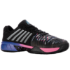 K-Swiss Mens Express Light 3 Padel Shoe (Black/True Blue/Neon Pink) (2024) - Size 7 UK