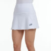Bullpadel Womens Dalia Skirt (White) 2025