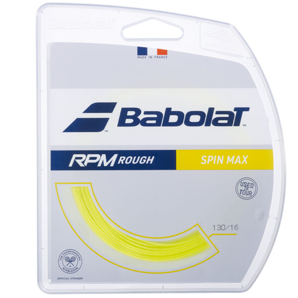 Babolat RPM Rough 12m Packet - Yellow, 1.25mm