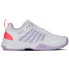 K-Swiss Womens Court Express 2 Clay Court Shoes (White/Orchid Petal/Neon Blaze) 2025
