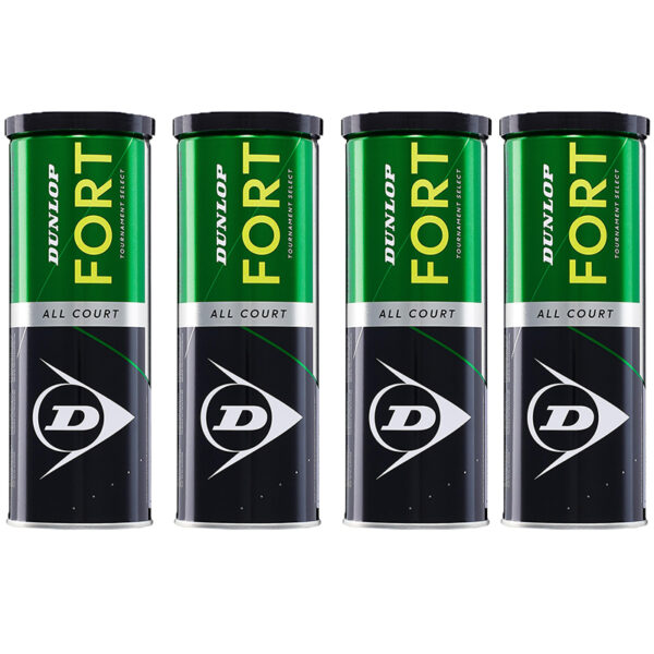 Dunlop Fort All Court Tournament Select (Dozen) - 3 Balls