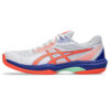 Asics Mens Game FF Padel Shoe (White/Vivid Coral) 2025
