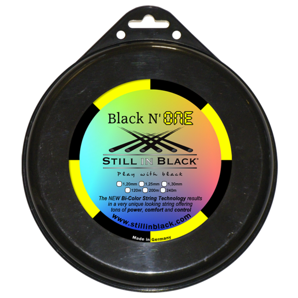 Still in Black BLACK N ONE 200m Reel - Gauge: 1.20mm | Colour: Black/Grey