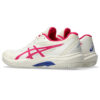 Asics Womens Game FF All Court Shoe (Cream/Bright Rose) 2025