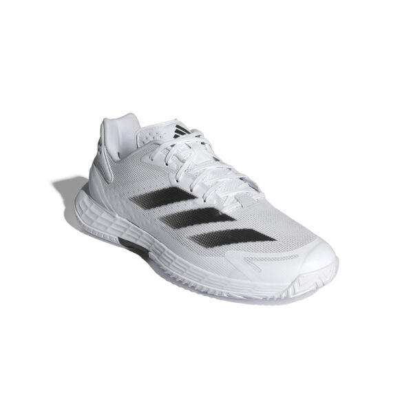 Adidas Mens Defiant Speed 2 All Court Shoes (White/Core Black/Grey One) (2025)