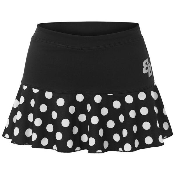 BB Women's Basic Skirt (Black/Spotty) - Size: Large