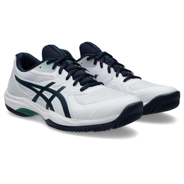 Asics Mens Game FF All Court Shoe (White/Midnight) 2025