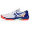 Asics Mens Game FF Padel Shoe (White/Vivid Coral) 2025