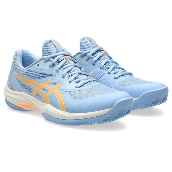 Asics Womens Game FF Padel Shoe (Stone Wash/Orange Glow) 2025