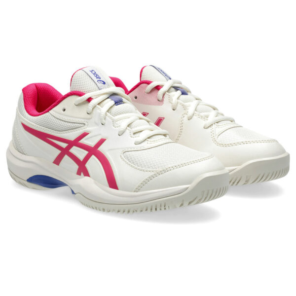 Asics Junior Gel-Game GS All Court Shoe (Cream/Bright Rose) 2025