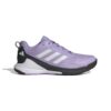 Adidas Womens Novaflight 2 Indoor Court Shoes (Powder Plum/ZeroMet/Core Black) (2025)