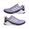 Adidas Womens Novaflight 2 Indoor Court Shoes (Powder Plum/ZeroMet/Core Black) (2025)