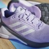 Adidas Womens Novaflight 2 Indoor Court Shoes (Powder Plum/ZeroMet/Core Black) (2025)