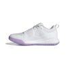 Adidas Womens Court Team 2.0 Indoor Court Shoes (White/Core Black/Powder Plum) Indoor Court Shoes (2025)