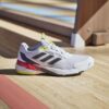 Adidas Mens Crazyflight 6 Indoor Court Shoes (White/Aurora Met/Semi Lucid Red) (2025)