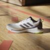 Adidas Mens Novaflight 2 Indoor Court Shoes (White/Red) (2025)