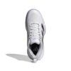 Adidas Womens Court Team 2.0 Indoor Court Shoes (White/Core Black/Powder Plum) Indoor Court Shoes (2025)