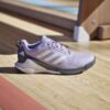 Adidas Womens Novaflight 2 Indoor Court Shoes (Powder Plum/ZeroMet/Core Black) (2025)