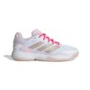 Adidas Junior Ubersonic k All Court Shoes (Off White/Pink) (2025)
