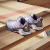 Adidas Womens Novaflight 2 Indoor Court Shoes (Powder Plum/ZeroMet/Core Black) (2025)