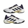 Adidas Mens Barricade 13 All Court Shoes (White/Core Black/Aurora Plum) (2025)