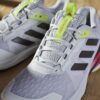 Adidas Mens Crazyflight 6 Indoor Court Shoes (White/Aurora Met/Semi Lucid Red) (2025)