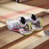 Adidas Mens Novaflight 2 Indoor Court Shoes (White/Red) (2025)