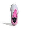 Adidas Womens Barricade 13 All Court Shoes (White/Ash Pearl/Lucid Pink) (2025)