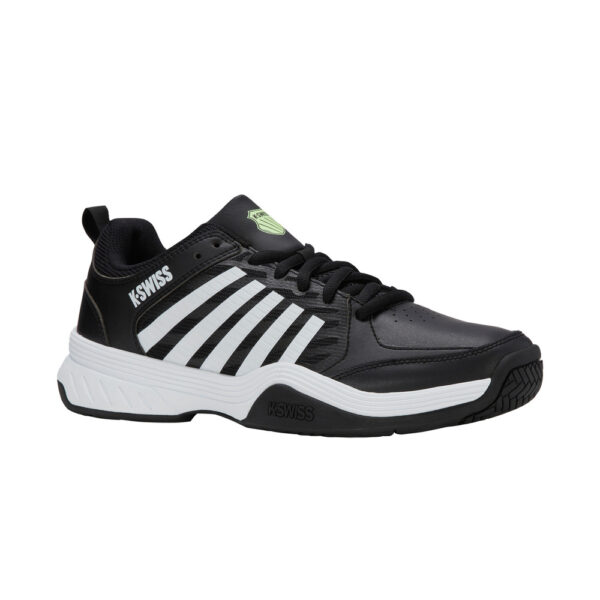 K-Swiss Mens Court Express 2 (Black/White/Green) 2025