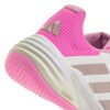 Adidas Womens Barricade 13 All Court Shoes (White/Ash Pearl/Lucid Pink) (2025)