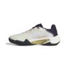 Adidas Mens Barricade 13 All Court Shoes (White/Core Black/Aurora Plum) (2025)