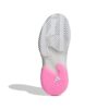 Adidas Womens Barricade 13 All Court Shoes (White/Ash Pearl/Lucid Pink) (2025)