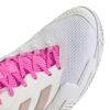 Adidas Womens Barricade 13 All Court Shoes (White/Ash Pearl/Lucid Pink) (2025)