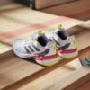 Adidas Mens Crazyflight 6 Indoor Court Shoes (White/Aurora Met/Semi Lucid Red) (2025)
