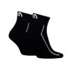 Head Mens Performance Quarter Socks Black (2 Pack)(Black)