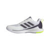 Adidas Mens Novaflight 2 Indoor Court Shoes (White/Red) (2025)