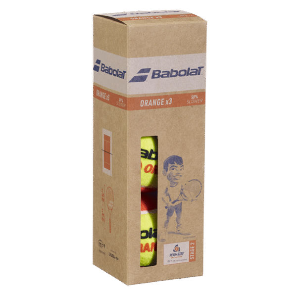 Babolat Orange Tennis Ball (3 Ball Box)