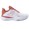 Babolat Womens SFX Evo All Court Tennis Shoes (White/Terracotta) (2025)