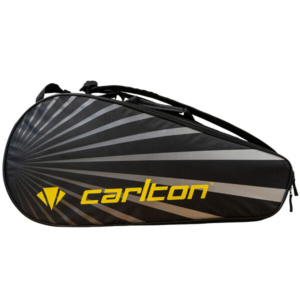 Carlton Team 2 Comp Racket Bag (Black/Yellow)