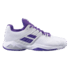Babolat Womens Propulse Fury All Court Shoes (White/Purple) - Size: 5.5 UK