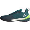 Adidas Mens Adizero Cybersonic Clay Court Shoe (Arctic Fusion/White/Lucid Lemon) (2023) - Size 10.5 UK