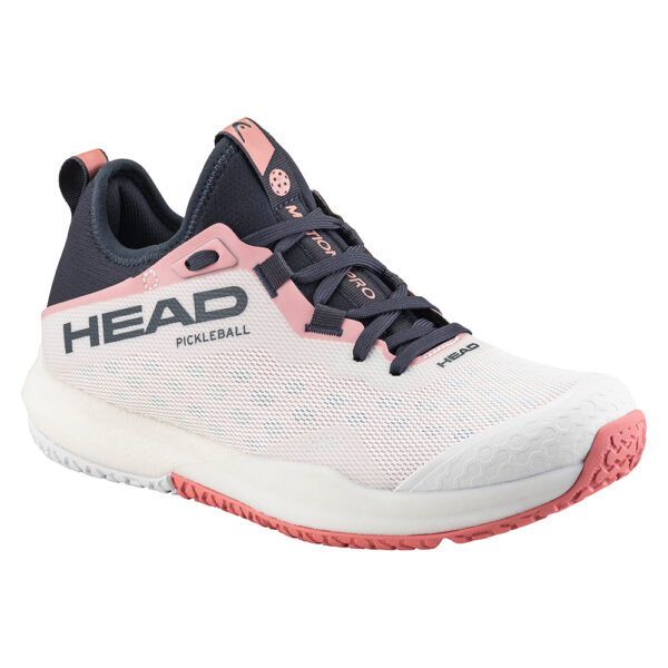 Head Womens Motion Pro Pickleball Shoes (White/Pink) - Size 7.5 UK