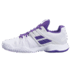 Babolat Womens Propulse Fury All Court Shoes (White/Purple) - Size: 5.5 UK