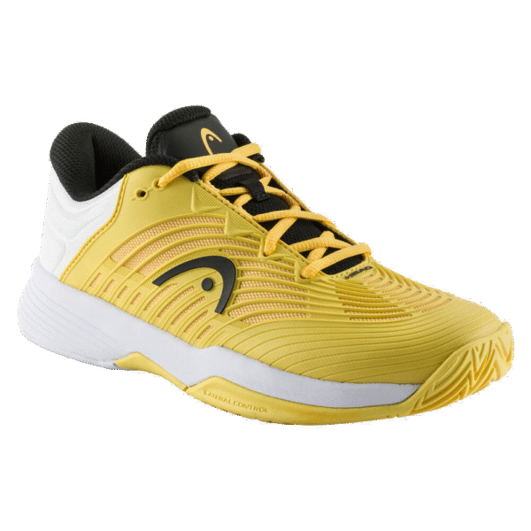 Head Juniors Revolt Pro 4.5 All Court Shoes (Banana/Black) - Size: 3 UK
