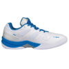 NOX Unisex AT10 Padel Shoes (White/Blue) - Size 4 UK