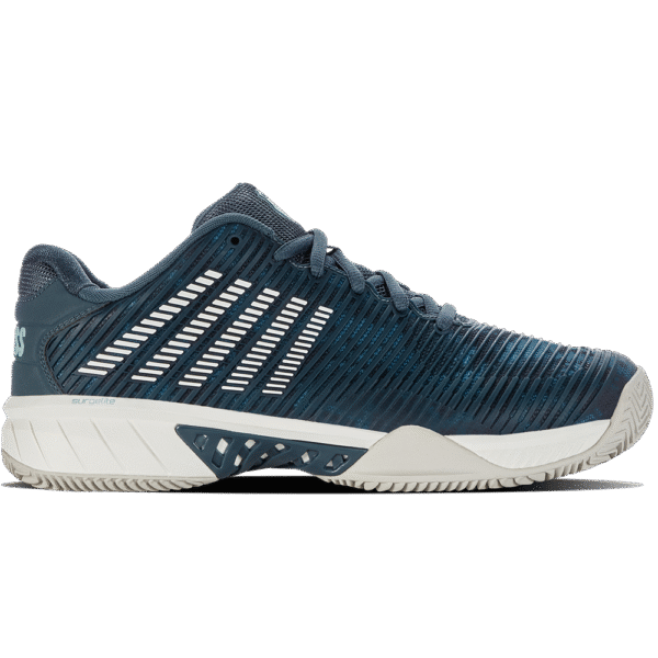K-Swiss Mens Hypercourt Express 2 HB All Court Shoe (Indian Teal/Star White/Moonstruck) - Size 8.5 UK