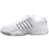K-Swiss Mens Defier RS Tennis Shoes (White/White/Black) - Size: 6.5 UK