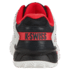 K-Swiss Mens Hypercourt Express 2 HB All Court Shoe (Bright White/Stretch Limo/High Risk Red) - Size 9.5 UK